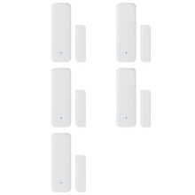 5X TUYA Zigbee 3.0 Fenster Tür Sensor ZigBee 3.0 Kabellose Verbindung Multifunktions für Echo Hub SmartLife App