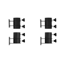 Heavy Duty Patio Umbrella Holder,Patio Umbrella Stand Umbrella Clamp Mount Bracket for Deck Railing, Mount to Deck 4Pcs