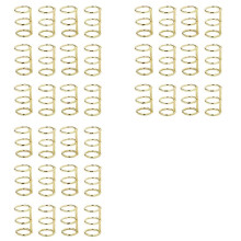 36 St 3 Bok Ringar Bladpärmar Kontor Bok Ringar Snap Split Gångjärn 20Mm Innerdiameter Bok Guld