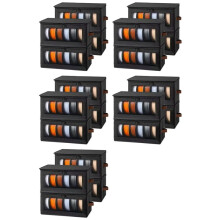 Paquete de 20 Cajas de Almacenamiento de Filamento para Impresora 3D con Capacidad para Hasta 24 Rollos e Incluye Desecantes. Ideal para Estudios