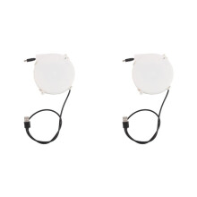 2pc Automatic Retractable Power Reel Cable Data Cable Winding Reel Charging Cable Power Cord Reel Protective Cover