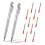 4 Packs Tungsten Carbide Scriber with Magnet, with Extra 10 Replacement Marking Tip, Metal Etching Pen 2