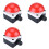 3X E-Stop Pedal Push Button Without Fixation Self Reset Momentary Foot   Mushroom Emergency Stop Button 1