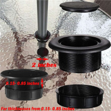 2X Patio Table Umbrella Hole Plug Cap Set for Outdoor Parasol Table Hole Cover Insert Pole Stabilizer Parts
