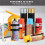 4X Sprays Can Extension Pole Adaptor Sprayer Extension Pole Adaptor Adjustable Angle Extender Adjustment Bracket B 5