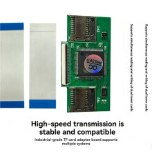 4X Dual TF Card to CE Adapter TF Expansion Card Dual-Card Simultaneous Read/Write for Industrial PC Computer