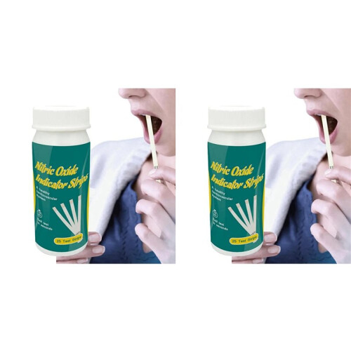 2X Nitric Oxide Indicator Test Strips Nitric Oxide Indicator Test Salivary Nitrites Levels Fast Results Nitric Oxide