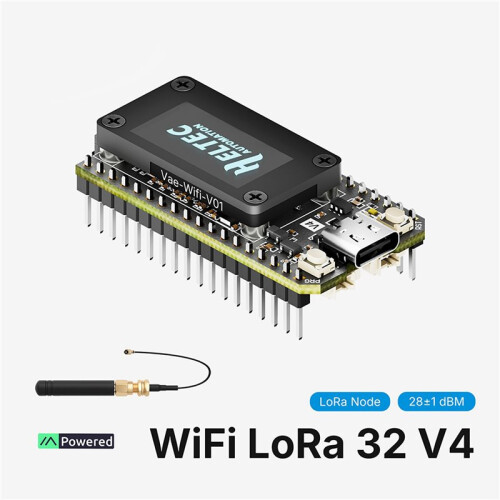 6Pcs Heltec LoRa 32 V4 Meshtastic Dev-Board W/GPS ESP32-SX1262 0.96inch OLED Solar Powered LoRaWAN 28dbm 2