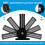 4 Pcs Flag Pole Holder for Outside House, Adjustable Flag Pole Mount, Metal  for Outside, Multi-Position 3