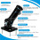 4 Pcs Flag Pole Holder for Outside House, Adjustable Flag Pole Mount, Metal  for Outside, Multi-Position 4