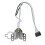 2X Hotend Heating Assembly for Flashforge AD5X End Heating Component with Heater Cartridge Thermistor Extruder 5
