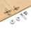 4X 360 Degrees Conceal Pivot Hinge Set for Wood Slats Grill Screen Partition Divider 5