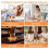 24-Pack Round Cork Coasters (10 cm) - Extra-Thick Cork Coasters with Raised Edges - Reusable, for Home, Restaurants 8