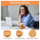 24-Pack Round Cork Coasters (10 cm) - Extra-Thick Cork Coasters with Raised Edges - Reusable, for Home, Restaurants 5