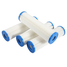 Ice Bath Water Filter 10 Inch X 2.5 Inch (8 Pack) Cold Plunge Filter Pleated Sediment Filtrage