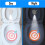 2X Adjustable Potty Toilet Target with Motion Sensor, Motion Activated Toilet Night Light 5