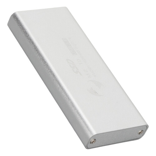 mSATA SSD Gehäuse USB 3.0 Konverter Silber 1