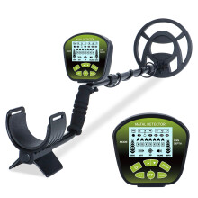 Metal Detector for Adults & Kids, Waterproof Search Coil, 10.23" Coil, 5 Modes, Adjustable Sensitivity, LCD Display for Beach Treasure Hunting