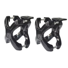 1 Pair Universal Work Light Mount Bracket - Adjustable Clamp Holder for Off Road SUV ATV 4WD Accessories