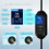 5M EV Charger 3.6KW 16A Type2 EVSE Fast Charging Cable WIFI EU Plug Adjustable Controller Charging Cable 6