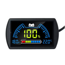 DC7-100V Charge Level Indicator TFT LCD Display for 12V 24V 48V 72V Lithium Acid Batteries
