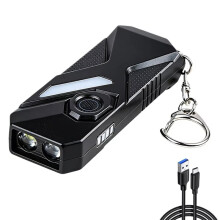 Outdoor Colorful Detection Lamp Multifunctional Atmosphere Keychain Lamp Light Flashlight