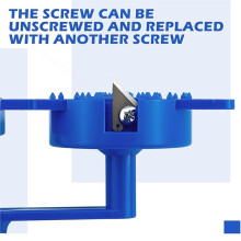 Rotary Curtain Eyelet Punch Tool Set (Includes 50 Grommets) - DIY Manual Punching Tool Kit for Making Home Curtains