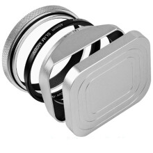 Square Shading Hood for X100VI X100V X100F Lens Filter Adapter Metal Mount B