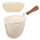 5pcs Coffee Sock Filter, Cloth Coffee Filters Reusable, Natural Cotton Pour over Coffee Strainer Set 1