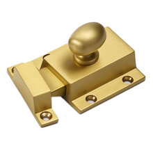 Vintage European Solid Brass Door Bolt for Indoor Security and Cabinet Use B