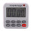 Magnetic Digital Kitchen Timer 99 Min 59 Sec Count  Down  LCD Display for Cooking Study White 1