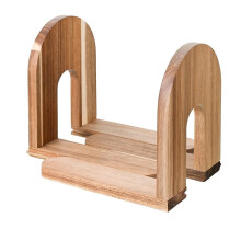 Adjustable Vinyl Record Holder, Solid Wood LP Rack with Grooved Slots for 20-60 Albums
