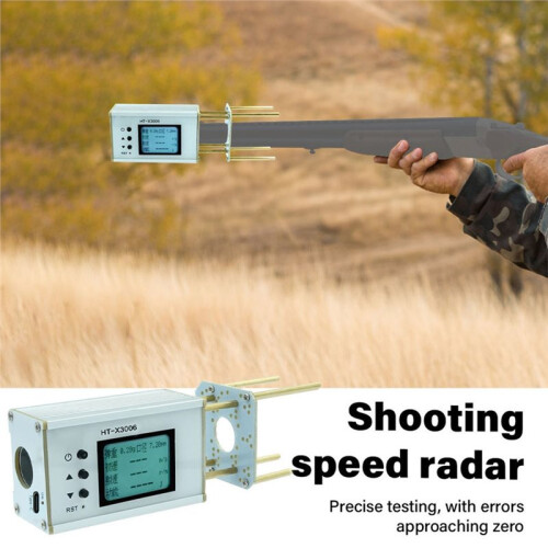 Shooting Speed Tester HT-X3005/3006 with Backlight LCD Wifi,  Velocity  Chronograph 1-999m/S Range A 2