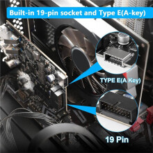 PCIe-Erweiterungskarte, PCI Express zu USB-Adapterkarte, 5 Gbit/S PCIe USB 3.0-Erweiterungskarte, USB-C PCIe-Karte für Desktop-PCs