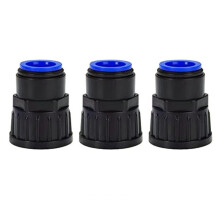 3PCS 16mm PE Hose Irrigation Water Tube Quick Connect Valve Adapter Garden Micro Drip Fittings for EU