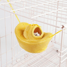 Pet Nest for Sugar Gliders & Hamsters, Dual-Season Mat Hideout Bed, Cozy Summer/Winter Small Animal Bedding House