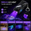 Outdoor Colorful Detection Lamp Multifunctional Atmosphere Keychain Lamp Light Flashlight 4