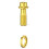RISK Collier de Serrage en Titane pour Levier de Vitesses pour . Joints Non Interchangeables. Filetage Interne. 1