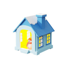 Air Humidifier 500ml Small Home Humidifier Mist Maker Large Capacity Desktop Humidifier with LED Light for Bedroom A