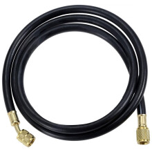 R410A AC Refrigerant 59" HVAC Charging Hoses with 1/4'' SAE Female Flare