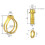 RISK Collier de Serrage en Titane pour Levier de Vitesses pour . Joints Non Interchangeables. Filetage Interne. 6