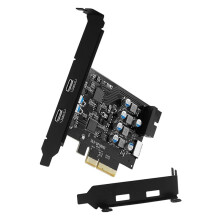 10Gbps PCIE USB Expansion Card,with Internal Type E and 19 Pin USB Header PCI Express Adapter Card for Desktop PC