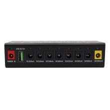 MOSKYAUDIO 8-Channel Guitar Pedal Power Supply MPT-8 Guitar Pedal Power Supply 8 Isolated Output/ 5V USB Output AU PLUG