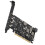 Placa de Expansão PCIe USB com Power Delivery, 4 Portas USB Tipo-C, PCIe USB 3.2 com 10 Gbps para Placa-Mãe de PC Desktop 1