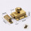 Vintage European Solid Brass Door Bolt for Indoor Security and Cabinet Use A 6