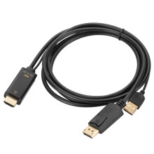 4K@60Hz -Compatible Male to DP Male USB Powered High Definition for -Compatible to DP Cable for Monitor PC