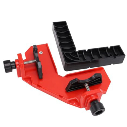 90 Degree Angle Clamp with Removable Positioning Block, Double Clamp Fixation for Assembling Boxes & Furniture 1