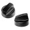 4-Piece Universal Control Knob Replacement Kit with 12 Adapters Compatible with Ovens/Stovetops/Range Universal Knobs A 5