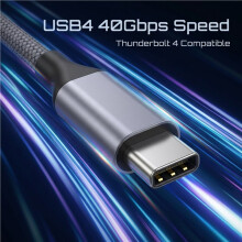 8K USB4 90 Typ-C Kabel USB4 Typ-C Stecker auf Stecker Verlängerungskabel 240W PD 40Gbps Daten 8K Videoübertragungskabel 1M