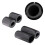 4-Piece Universal Control Knob Replacement Kit with 12 Adapters Compatible with Ovens/Stovetops/Range Universal Knobs A 6